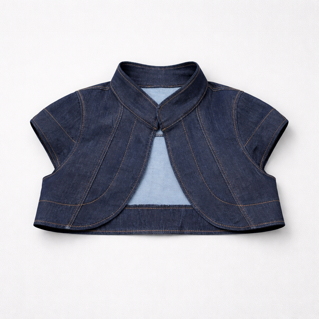 Short Sleeve Jeans Jacket