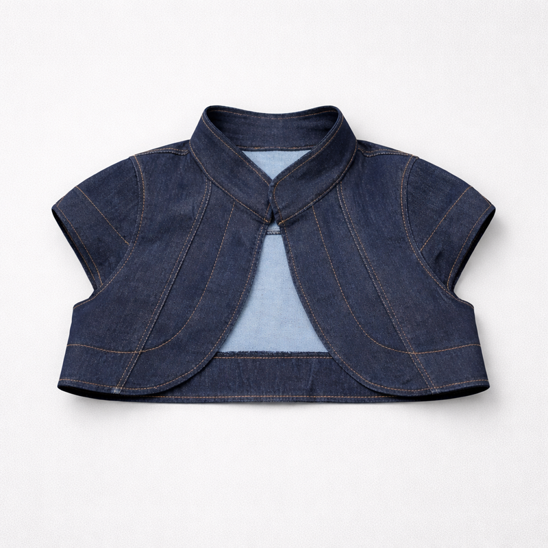 Short Sleeve Jeans Jacket